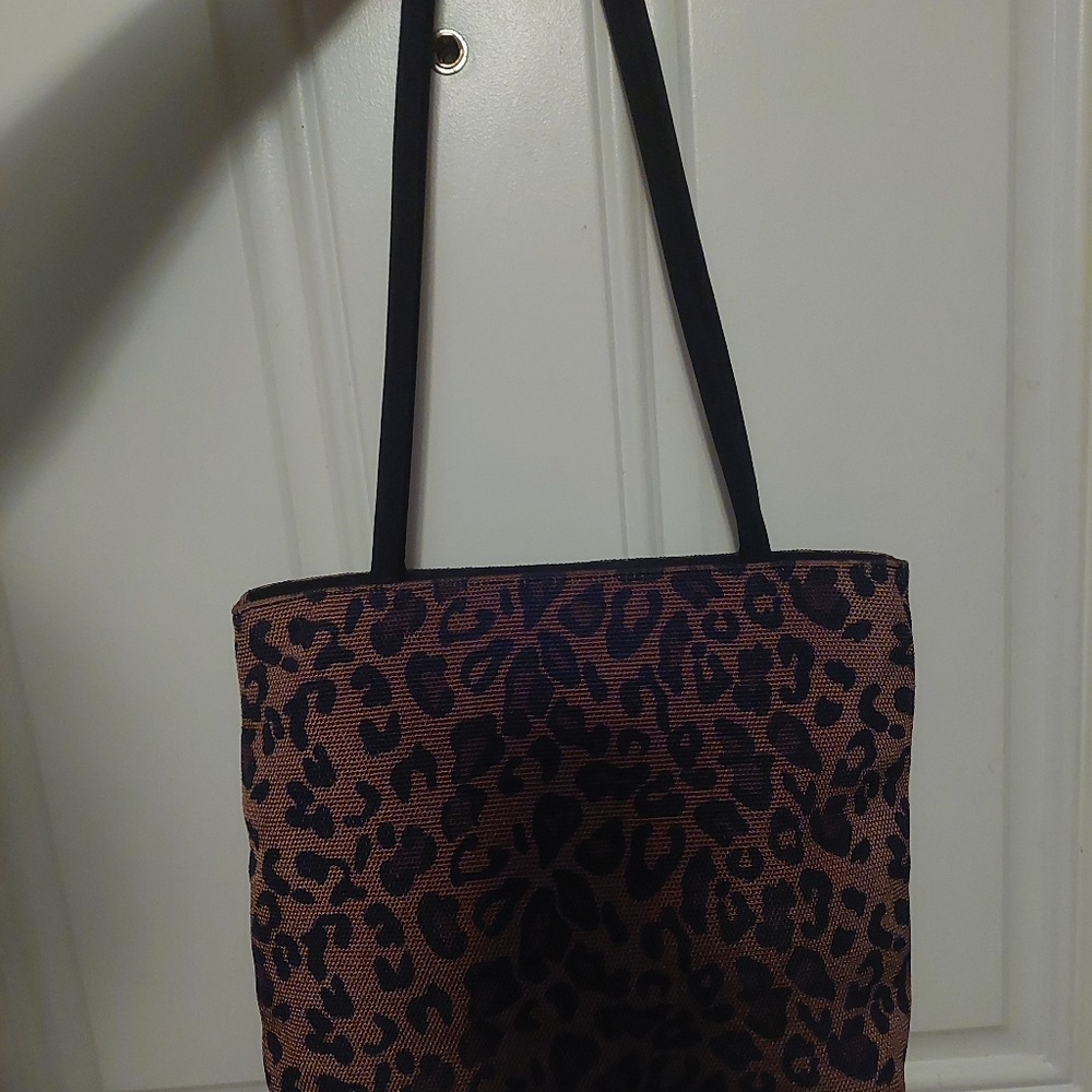 NINE WEST Vintage Leopard Print Shoulder Bag💝👜